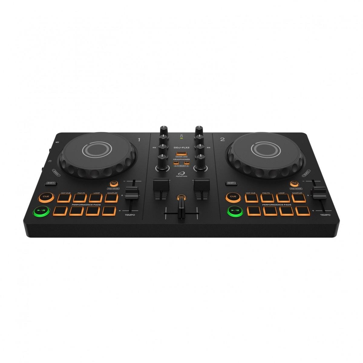 Alphatheta ddj-flx2 console dj compatta a 2 canali