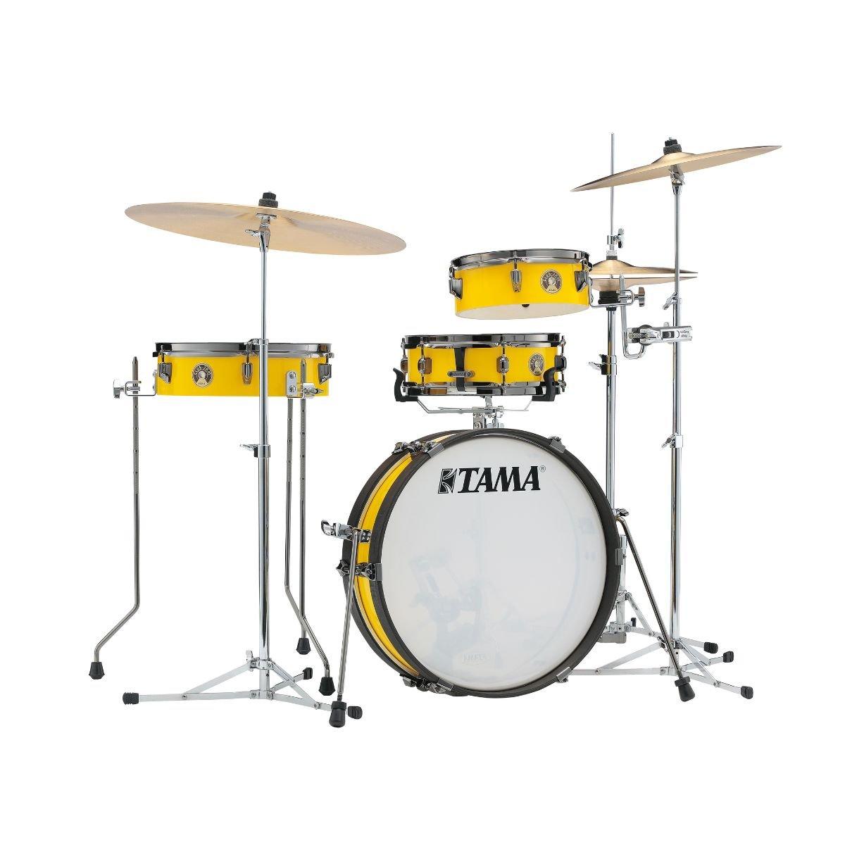 TAMA LJK48PBN-ELY Club-JAM Pancake 4 pezzi shell pack cass 18" Electric Yellow