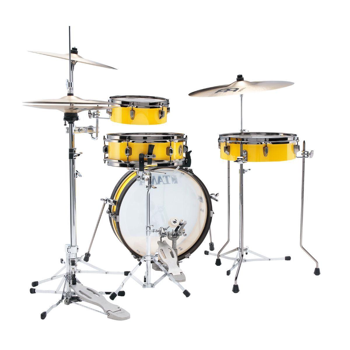 TAMA LJK48PBN-ELY Club-JAM Pancake 4 pezzi shell pack cass 18" Electric Yellow