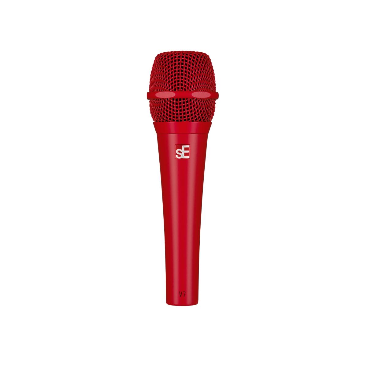 SE ELECTRONICS V7 Red Microfono dinamico per uso live versione rossa