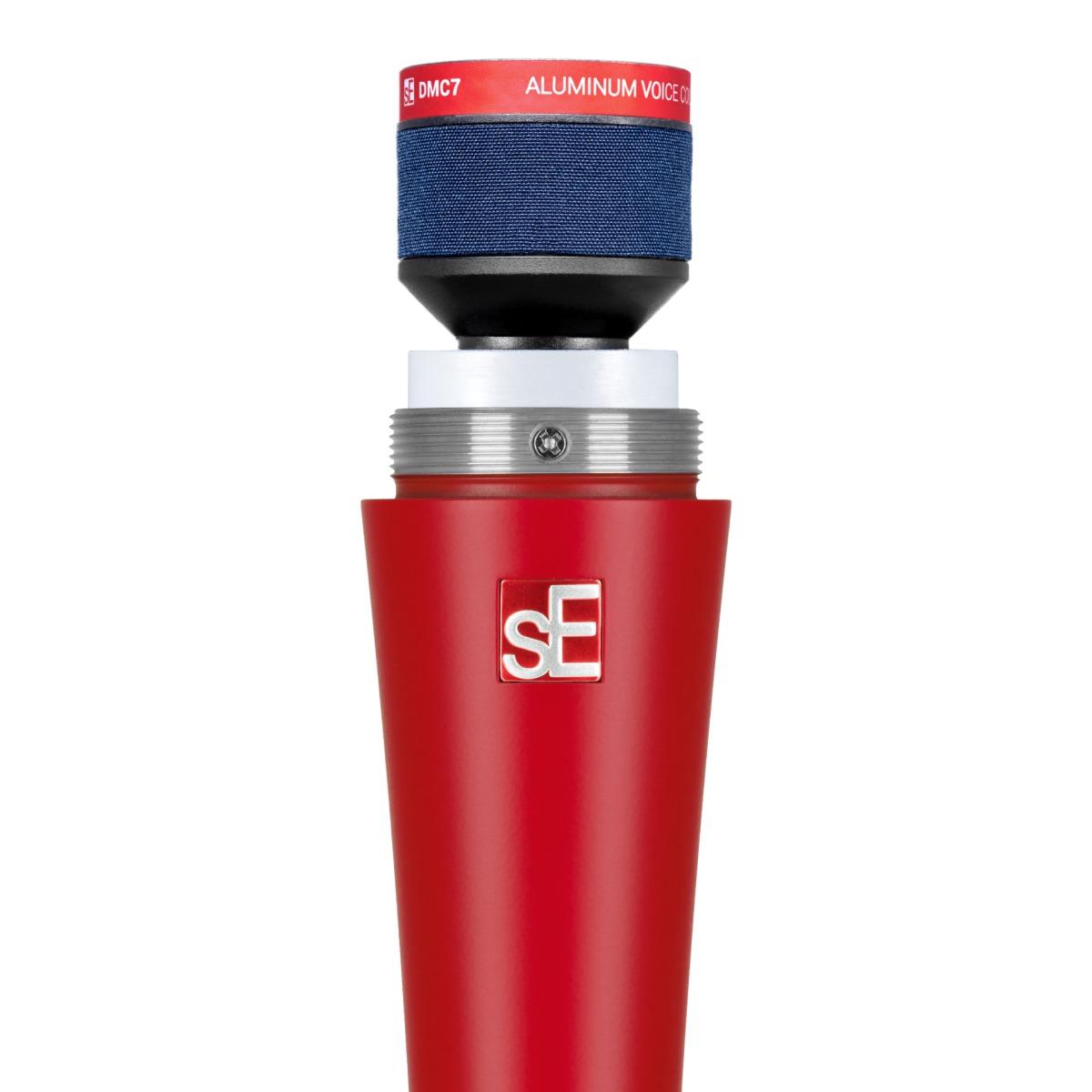 SE ELECTRONICS V7 Red Microfono dinamico per uso live versione rossa