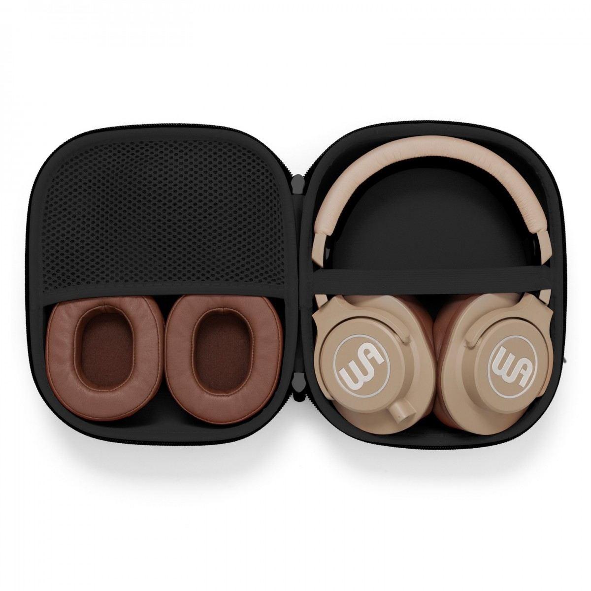 WARM AUDIO WA-HRT Cuffia professionale Tan da studio professionale chiusa