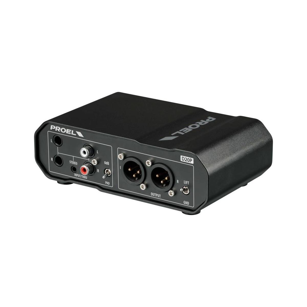 Proel d20p di box passiva 2 canali