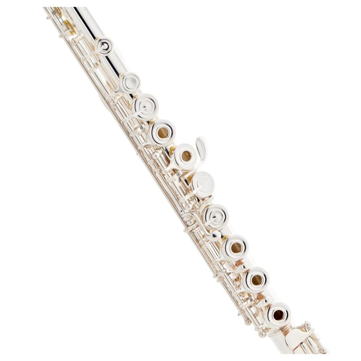 Yamaha yfl372h con piede si testa argento