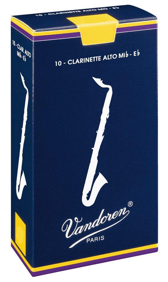Vandoren traditional blu 10 ance per clarinetto alto n 3 1/2