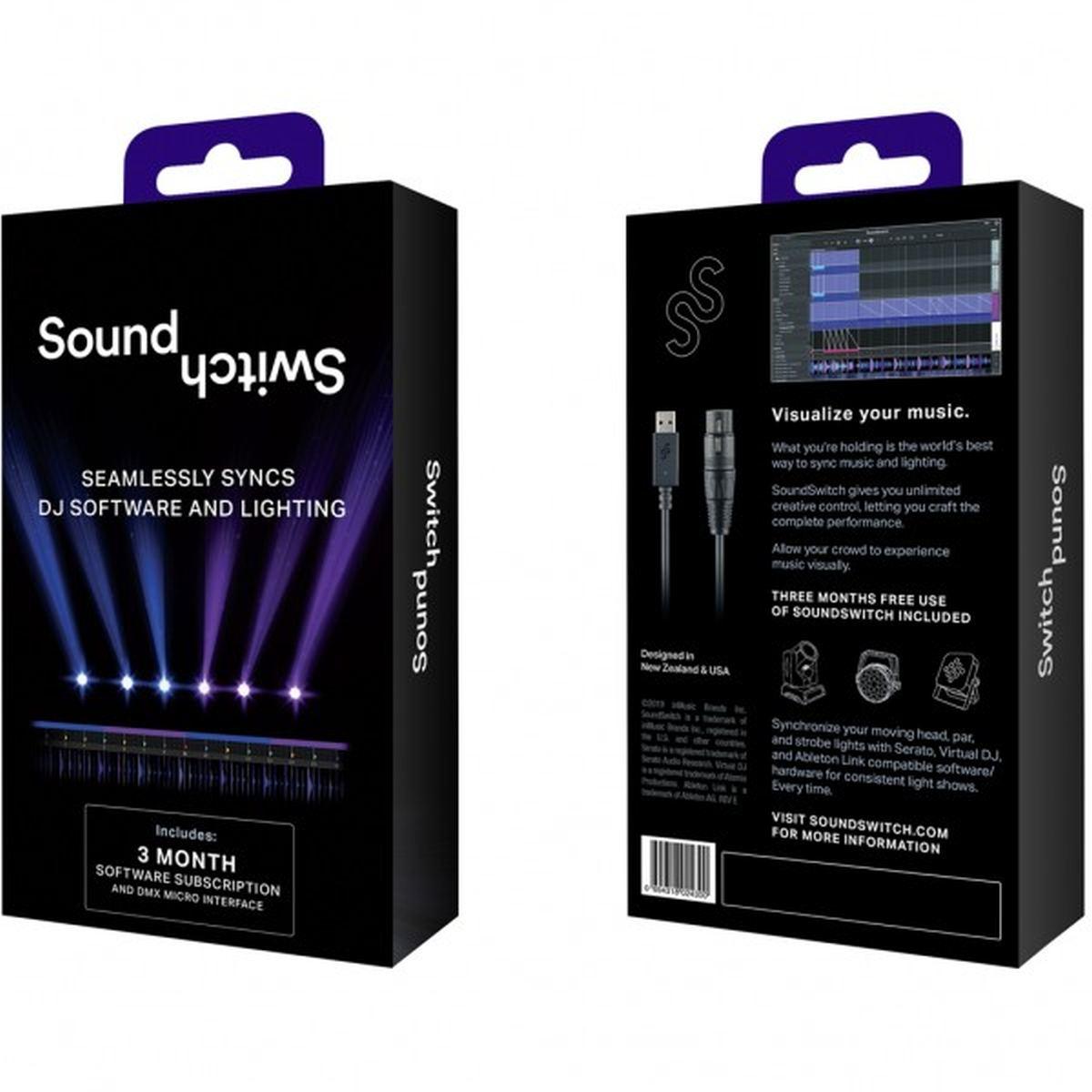 SoundSwitch Micro Interfaccia USB/DMX per DJ e Lighting Control