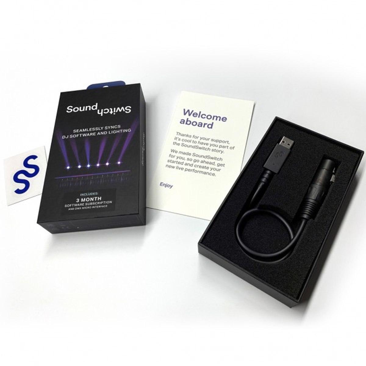 SoundSwitch Micro Interfaccia USB/DMX per DJ e Lighting Control