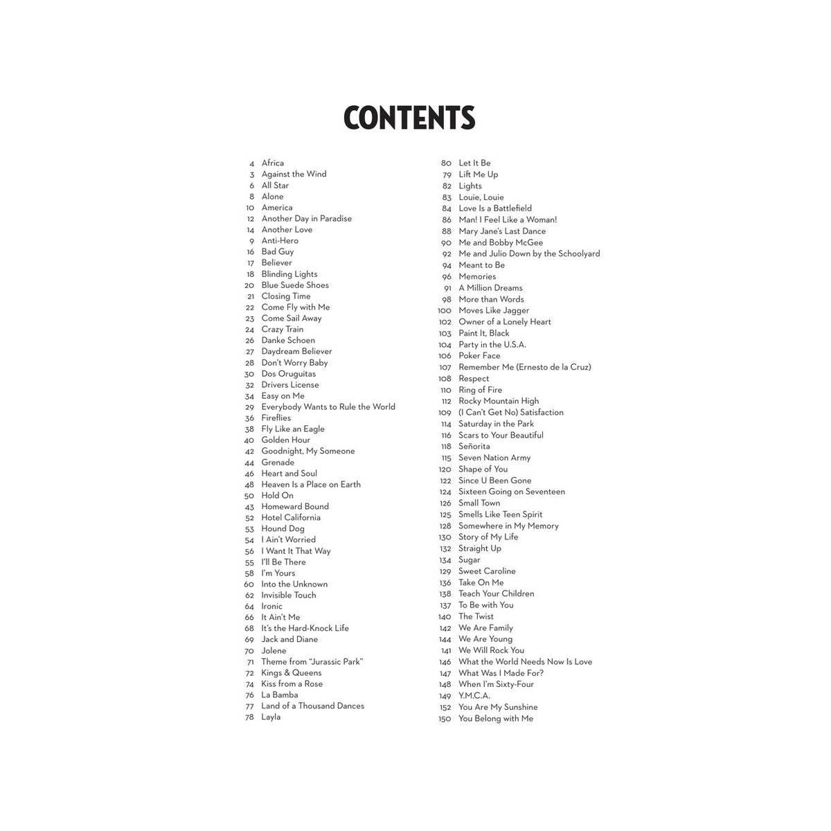 101 simpe songs per tromba