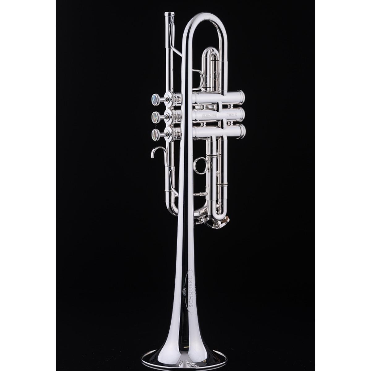 Schagerl 1961 l c2gr3 silver plated tromba in do sn scw 8156l
