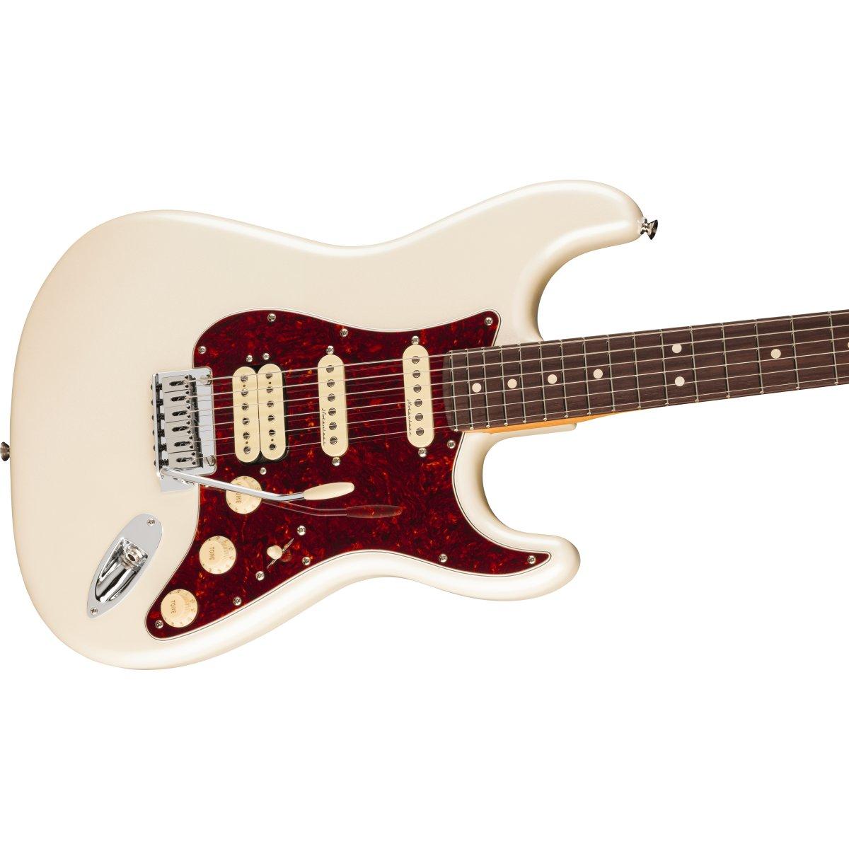 Fender player ii modified stratocaster hss rw olympic white chitarra elettrica