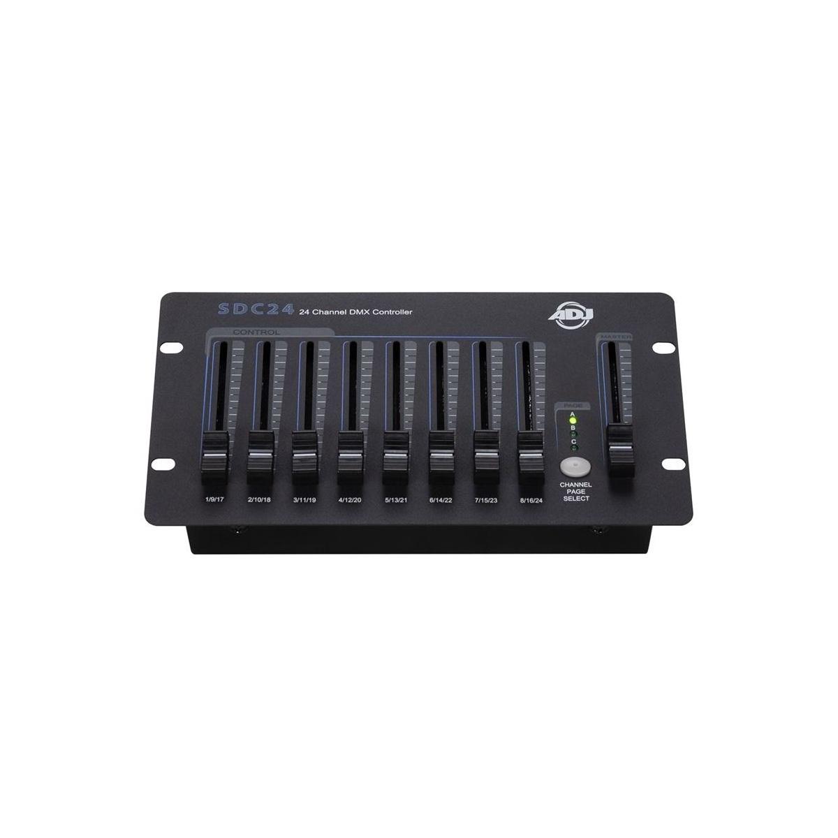 Adj sdc24 controller dmx 24 canali