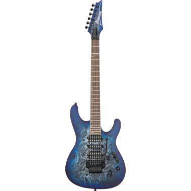 Ibanez s770czm cosmic blue frozen matte chitarra elettrica