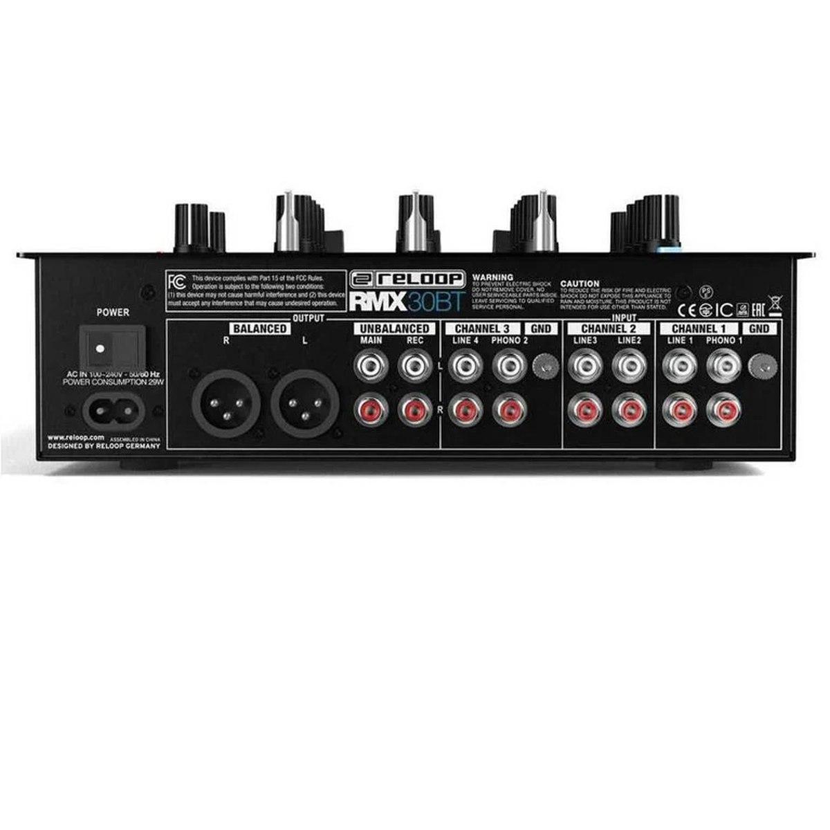RELOOP RMX 30-BT Mixer DJ 3 Canali con Bluetooth