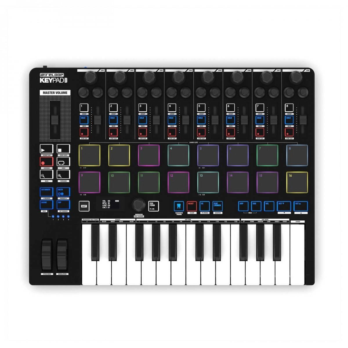 Reloop Keypad Pro Controller MIDI compatto per produzione musicale