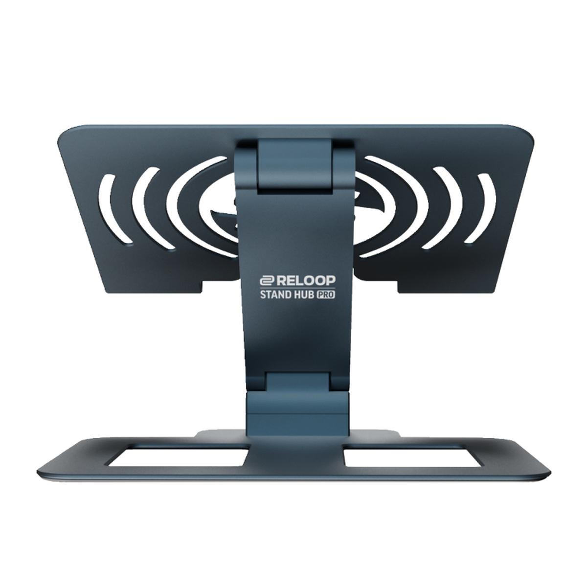 Reloop Stand Hub Pro Supporto Laptop DJ con Hub USB-C Integrato