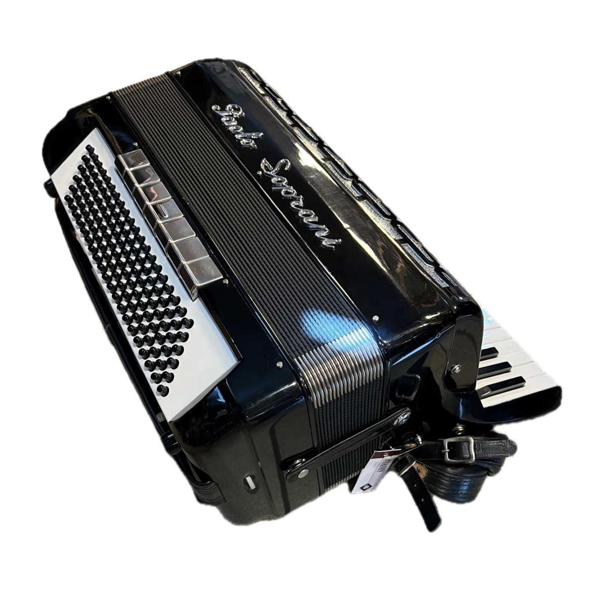 FISARMONICA PAOLO SOPRANI 120 BASSI 5/5 2 voci CASSOTTO (USATO)