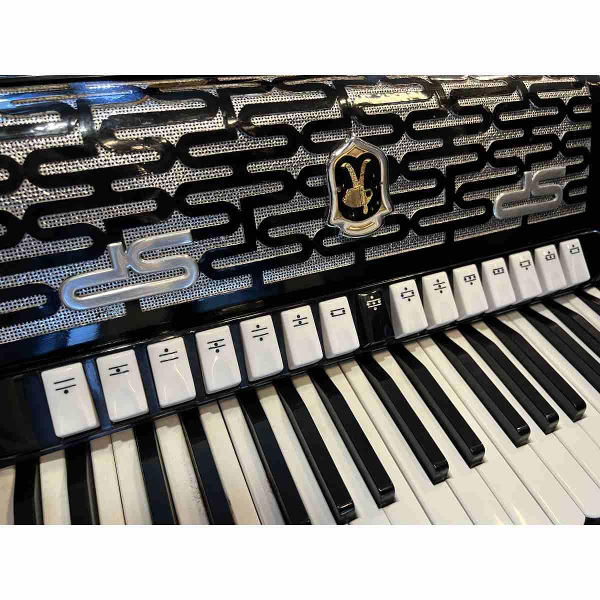 FISARMONICA PAOLO SOPRANI 120 BASSI 5/5 2 voci CASSOTTO (USATO)