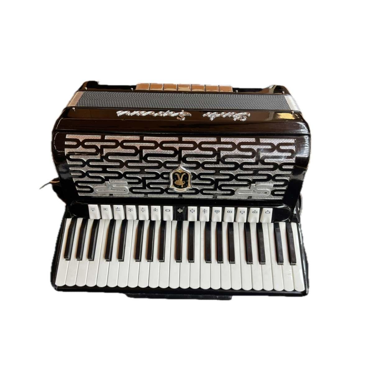 FISARMONICA PAOLO SOPRANI 120 BASSI 5/5 2 voci CASSOTTO (USATO)