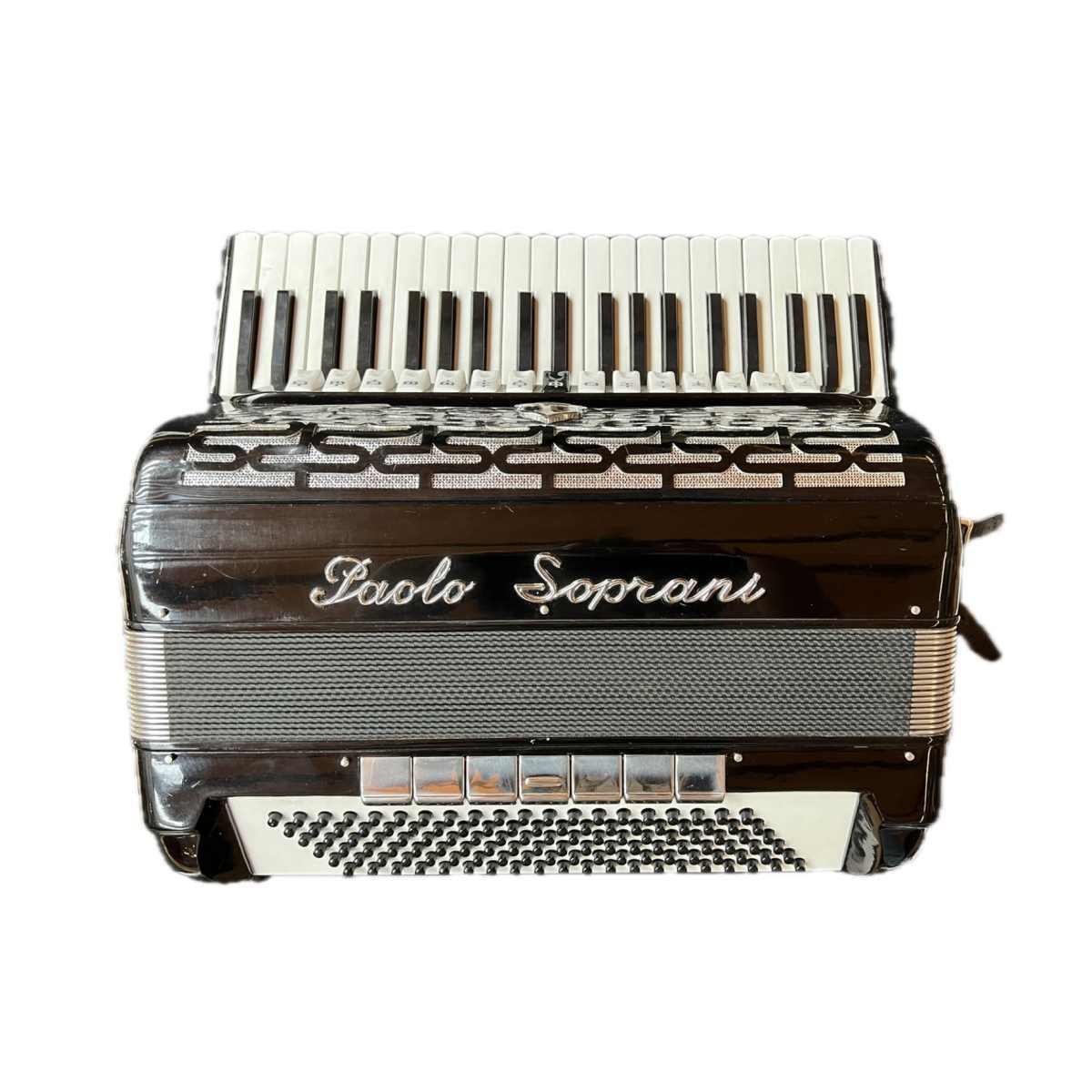 FISARMONICA PAOLO SOPRANI 120 BASSI 5/5 2 voci CASSOTTO (USATO)