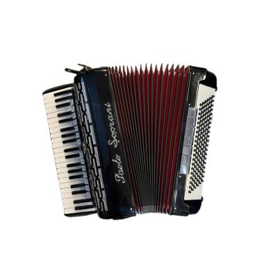 FISARMONICA PAOLO SOPRANI 120 BASSI 5/5 2 voci CASSOTTO (USATO)