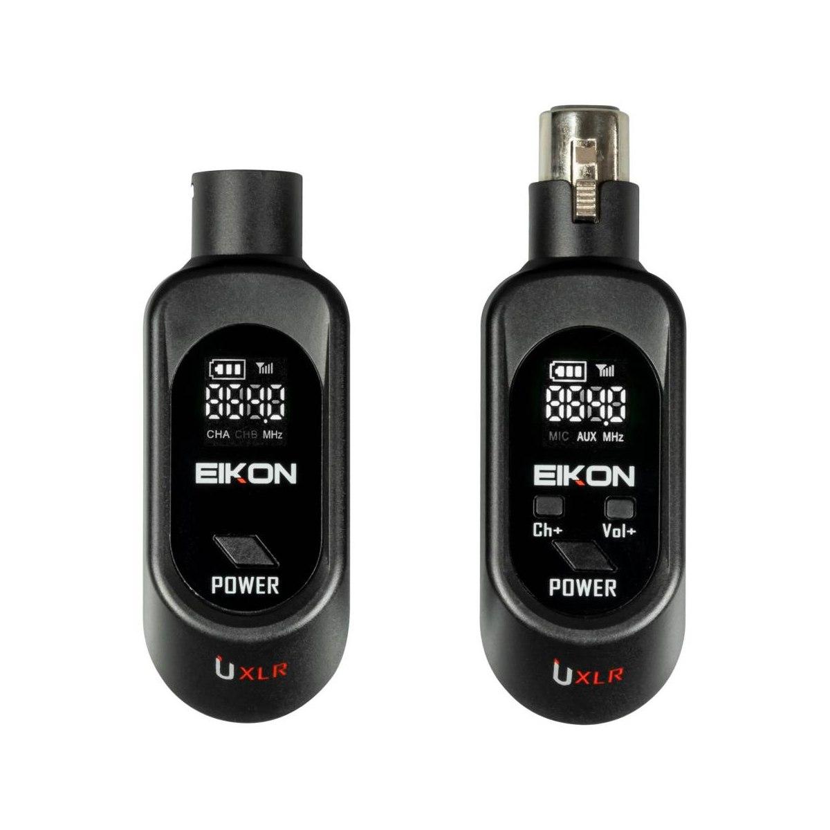 Eikon uxlr sistema wireless xlr uhf maschio femmina