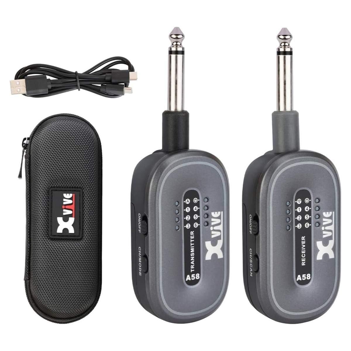 Xvive a58 sistema wireless digitale per chitarra e basso
