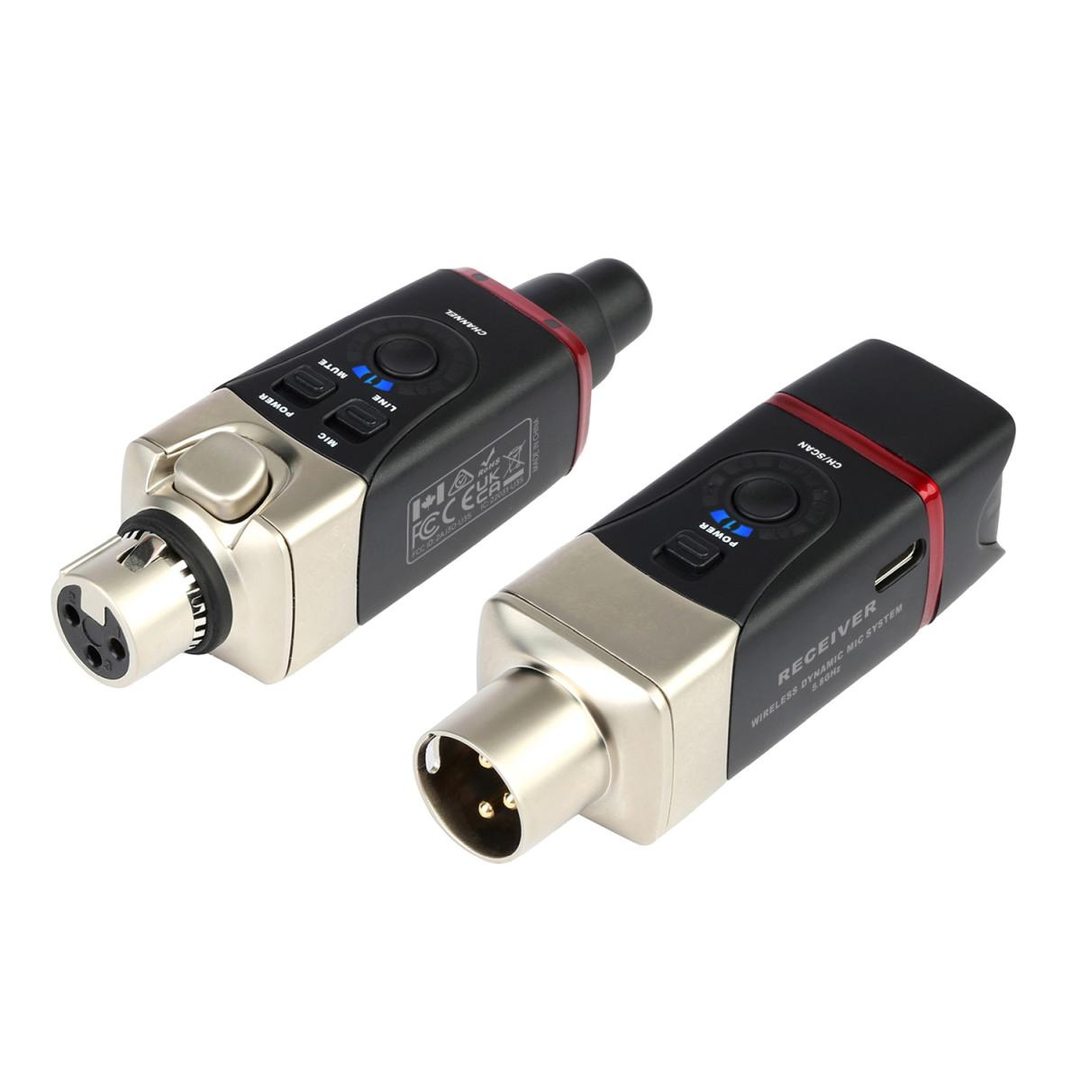 Xvive u35 dynamic mic sistema wireless digitale 5.8ghz per microfono dinamico