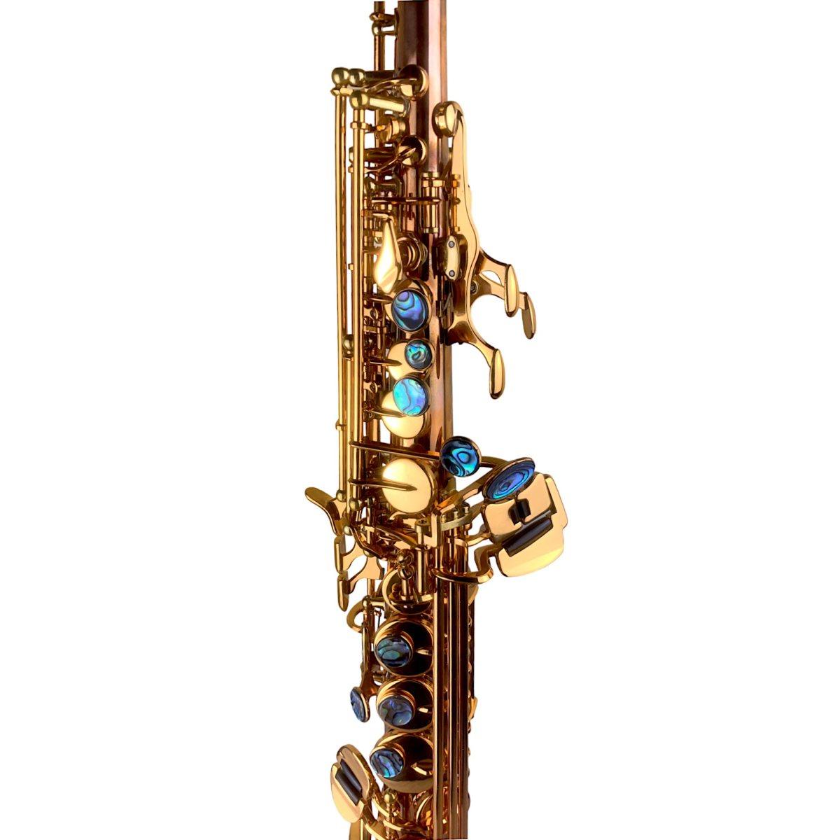 BBRASS GV S2 SAX SOPRANO dritto fusto Fosforo/Bronzo raw chiavi laccate (DEMO)