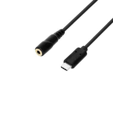 ADAM HALL 3 STAR B Y USB-C 0020 Cavo adattatore USB-C Mini jack femmina da 3,5 mm  USB-C 0,2 m