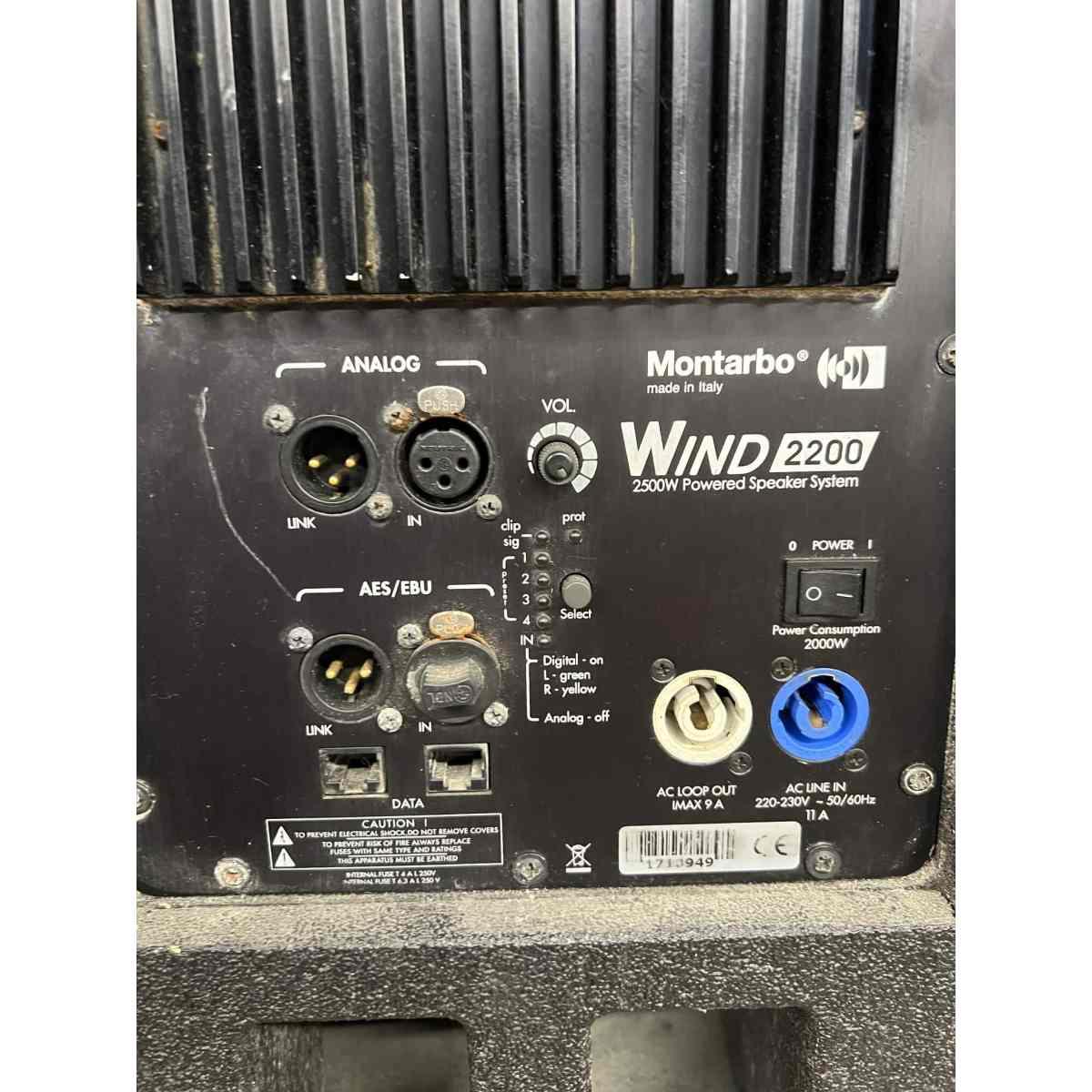 Montarbo 2x wind 2200 + 4x earth 118 sub - usato garantito