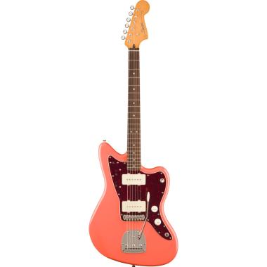 FENDER CLASSIC VIBE 60S JAZZMASTER LRL Tortoishell Pickguard Tahitian Coral  CHITARRA ELETTRICA