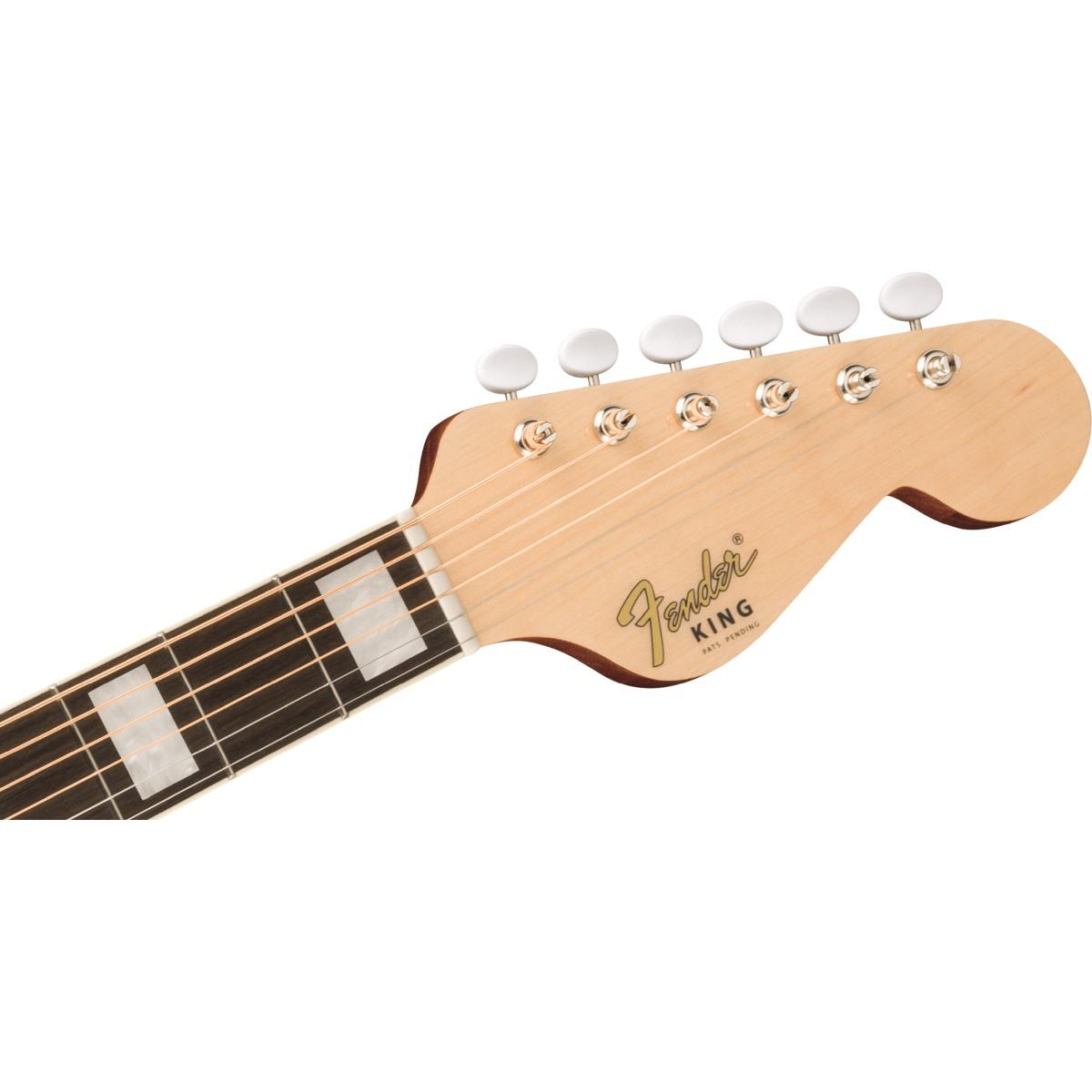 Fender king vintage ov gold aged natural chitarra acustica elettrificata