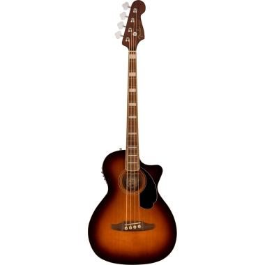 Fender kingman shaded edge burst basso acustico elettrificato 4 corde
