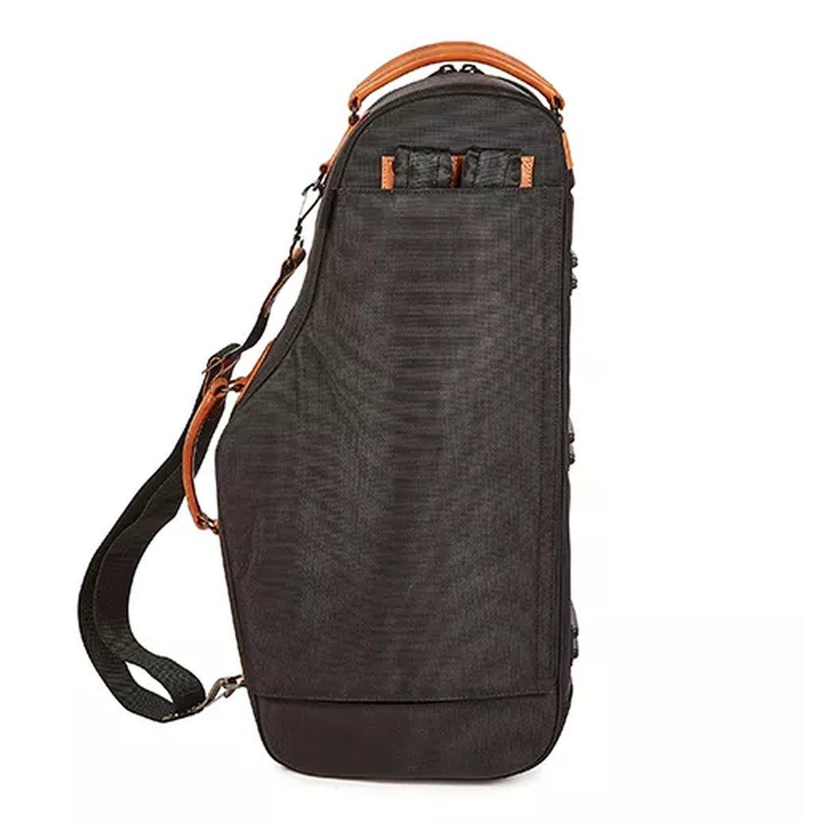 Gard 121 esk elite custodia doppia per sax alto e sax soprano nera con inserti marroni