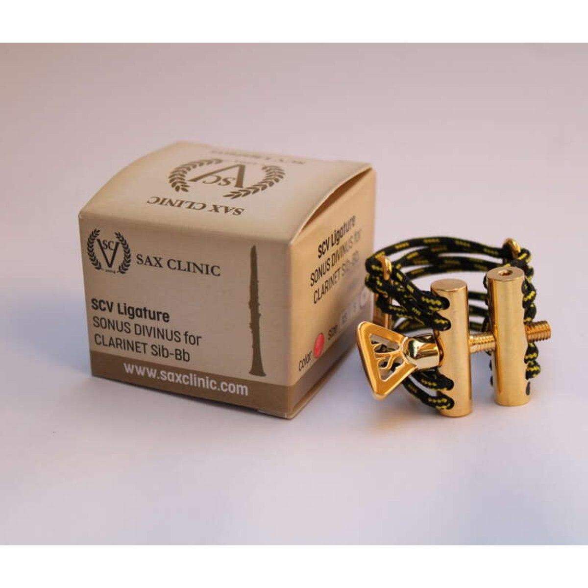 SCV LIGATURE SONUS DIVINUS LEGATURA PER SAX ALTO E CLARINETTO IN Bb taglia S