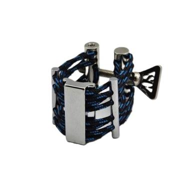 SCV LIGATURE M TOUCH NICKEL PLATED LEGATURA PER SAX ALTO E CLARINETTO IN Bb taglia M
