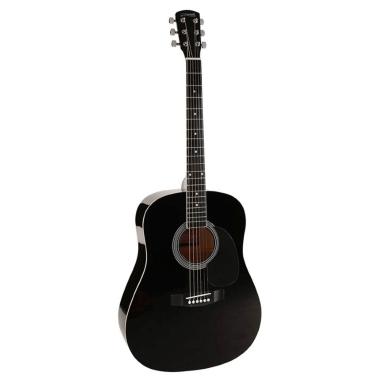 Nashville gsd 60bk chitarra acustica dreadnought nera