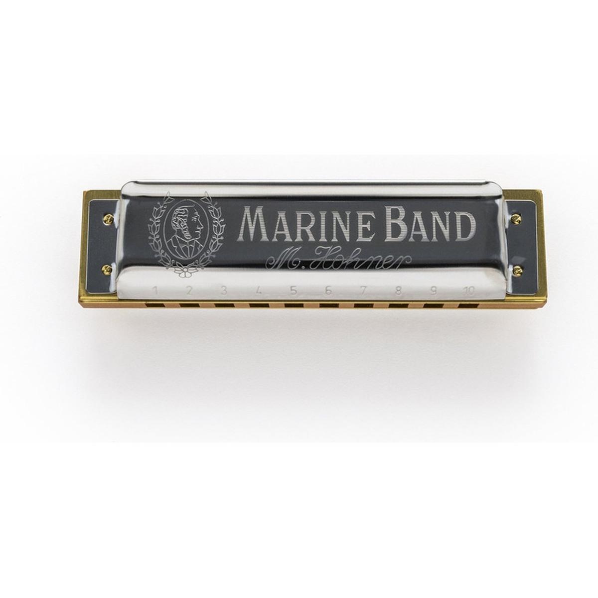 Hohner marine band 1896 armonica a bocca tonalita' c major ( do maggiore)