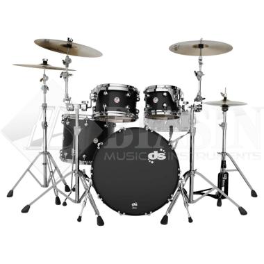 DS DRUM Venom Studio Kit Maple Shell Pack 4 pezzi Carbon Stain 22/10/12/16