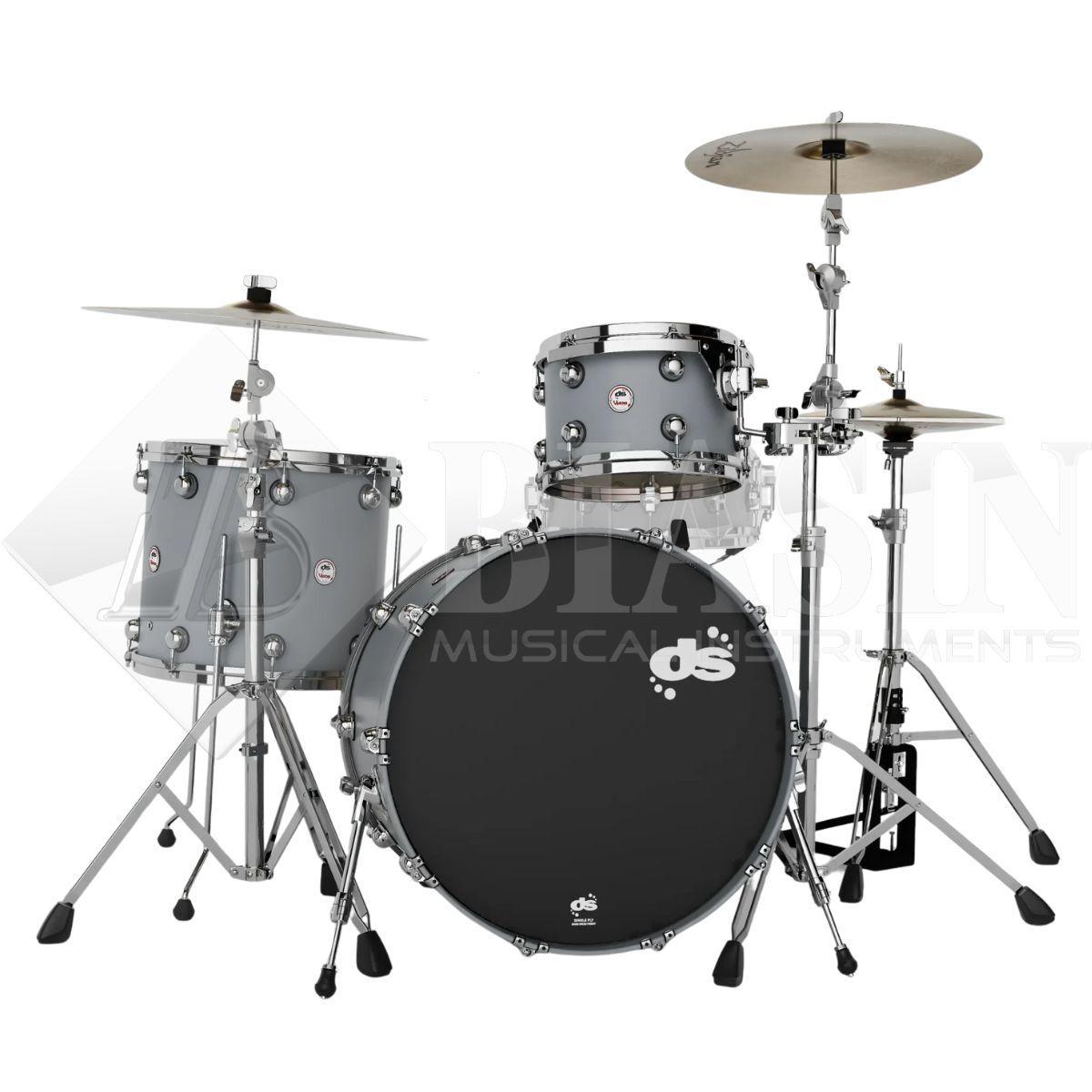 DS DRUM Venom Classic Kit Maple Shell Pack 3 pezzi Racing Gray 22/12/16