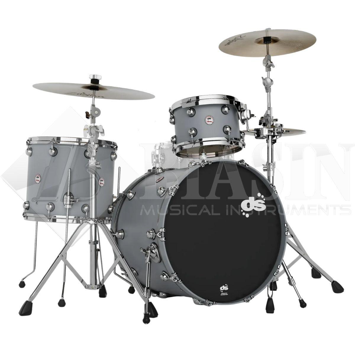 DS DRUM Venom Classic Kit Maple Shell Pack 3 pezzi Racing Gray 22/12/16
