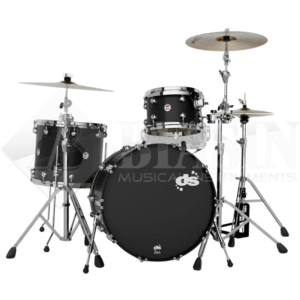 DS DRUM Venom Classic Kit Maple Shell Pack 3 pezzi Carbon Stain 22/12/16