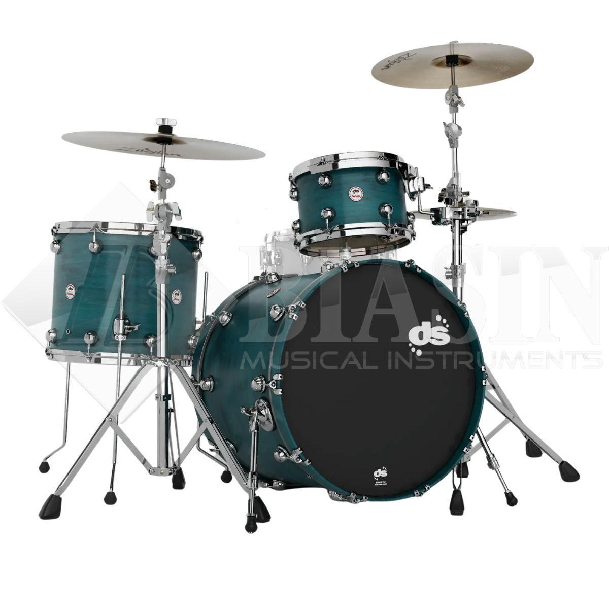 DS DRUM Venom Classic Kit Maple Shell Pack 3 pezzi Teal Stain 22/12/16