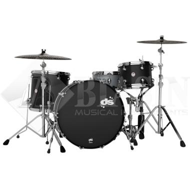 DS DRUM Venom Rock Kit Maple Shell Pack 3 pezzi Carbon Stain 24/13/16