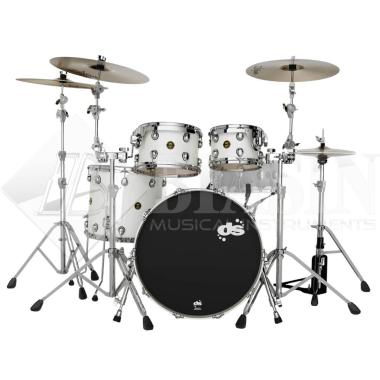 DS DRUM Fury Studio Kit Maple Shell Pack 4 pezzi White Pearl Lacquer 22/10/12/16