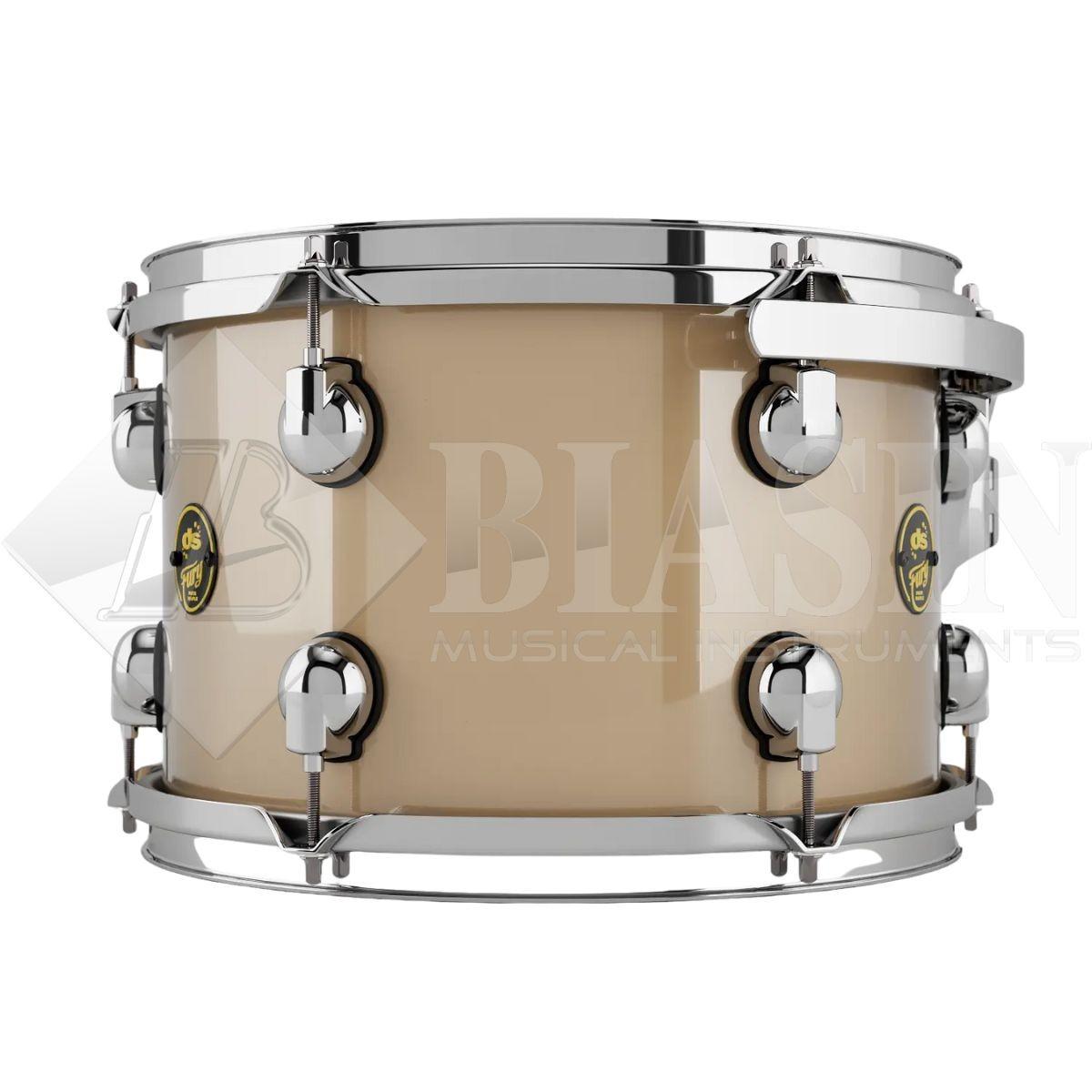 DS DRUM Fury Studio Kit Maple Shell Pack 4 pezzi Caramel Brass Lacquer 22/10/12/16