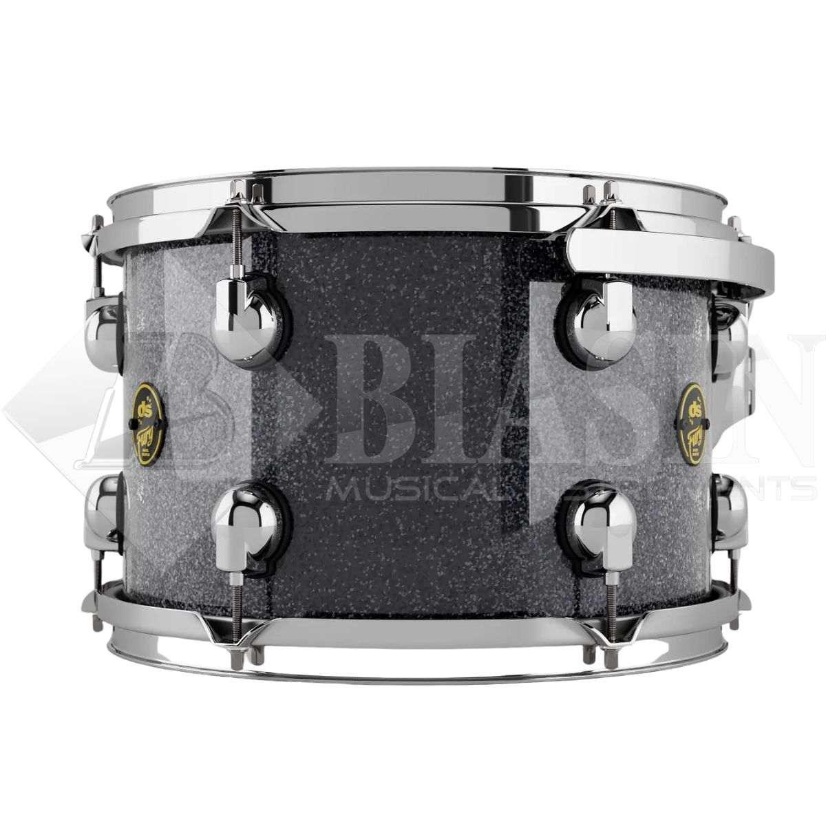 DS DRUM Fury Rock Kit Maple Shell Pack 3 pezzi Anthrax Grey Sparkle Lacquer 24/13/16