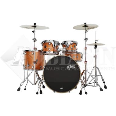 DS DRUM GrooveMaster Studio Kit Birch 5 pezzi Orange Galaxy Wrap 22/10/12/16/14SD + Hardware 300 Series