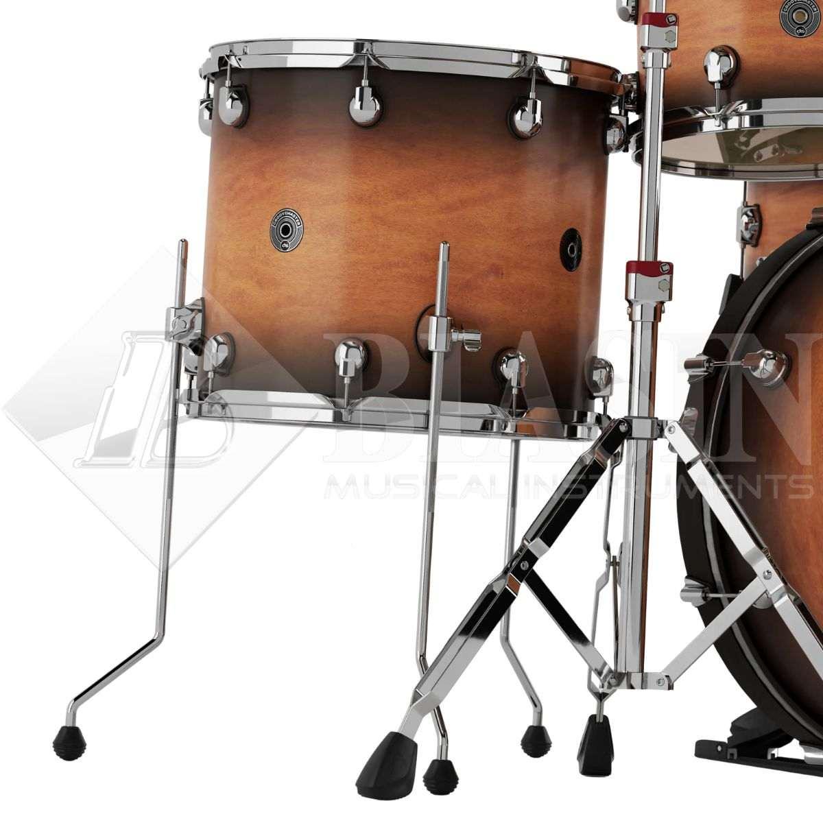 DS DRUM GrooveMaster Studio Kit Birch 5 pezzi Amber Burst 22/10/12/16/14SD + Hardware 300 Series