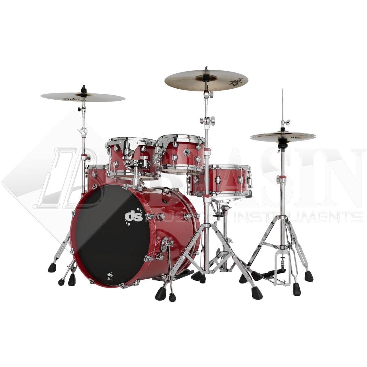 DS DRUM GrooveMaster Club Kit Birch 5 pezzi Spicy Red 20/10/12/16/14SD + Hardware 300 Series<br />
